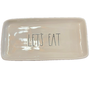 RAE DUNN Artisan Collection by Magenta Serving Platter 13&3/4 x 6